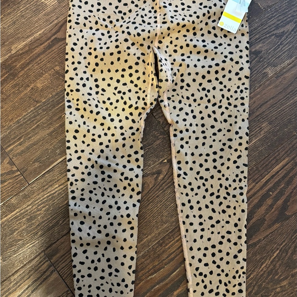 Zella Seamless leopard Leggings NWT